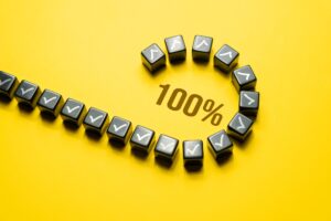 Complete all tasks to 100 percent progress.