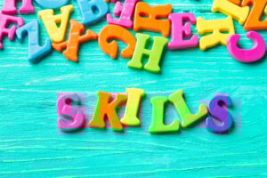 Multiple colored letters