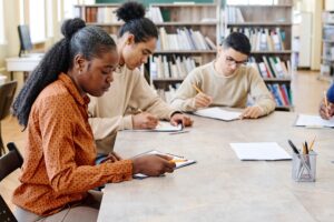 Students Working On Test